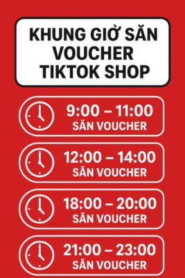 Khung Giờ Săn Sale TikTok Hiệu Quả Nhất 2026 – Bí Quyết Canh Deal Hot Và Voucher Giá Sốc